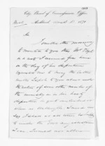 2 pages written 10 Mar 1871 by Philip Aaron Philips in Auckland City to Sir Donald McLean, from Inward letters - Surnames, Pet - Pic
