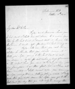 4 pages written 5 Oct 1850 by Susan Douglas McLean in Wellington to Sir Donald McLean, from Inward and outward family correspondence - Susan McLean (wife)
