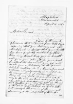 2 pages written 12 Apr 1860 by James Wathan Preece in Coromandel to Sir Donald McLean in Auckland Region, from Inward letters - James Preece