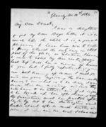 4 pages written 12 Nov 1864 by Archibald John McLean in Glenorchy to Sir Donald McLean in Napier City, from Inward family correspondence - Archibald John McLean (brother)