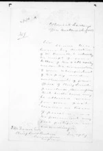 3 pages written 4 Jul 1863 by William Gisborne in Auckland Region to Sir Donald McLean in Napier City, from Native Land Purchase Commissioner - Papers