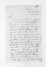 4 pages written 28 Feb 1873 by Annie James to Sir Donald McLean, from Inward letters - Surnames, Jac - Jam