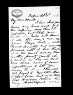 3 pages written 2 Sep 1875 by Archibald John McLean in Napier City to Sir Donald McLean, from Inward family correspondence - Archibald John McLean (brother)