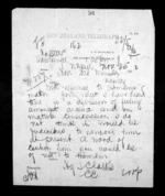 1 page written 25 Nov 1872 by Henry Tacy Clarke in Tauranga to Sir Donald McLean in Napier City, from Native Minister - Inward telegrams