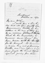 5 pages written 21 Oct 1870 by Dr Daniel Pollen in Auckland Region to Sir Donald McLean, from Inward letters - Daniel Pollen