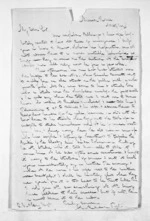 2 pages written by Rev Henry Hanson Turton to Sir Donald McLean, from Inward letters -  Rev Henry Hanson Turton