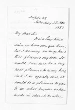 8 pages written 23 Nov 1861 by Rev Peter Barclay to Sir Donald McLean, from Inward letters - P Barclay