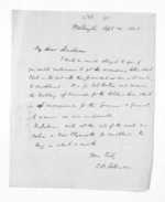 2 pages written 4 Apr 1848 by Thomas Bernard Collinson in Wellington to Sir Donald McLean, from Inward letters - Surnames, Col - Com