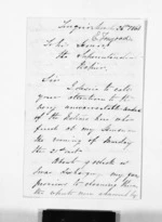 3 pages written 26 Mar 1864 by Edward Towgood to Sir Donald McLean in Napier City, from Inward letters - Surnames, Tol - Tox