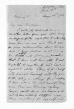 5 pages written 10 Jun 1866 by Bingham Arthur Ferard in Wellington City to Sir Donald McLean, from Inward letters - B A Ferard