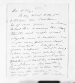 2 pages, from Inward letters -  W C Lyon