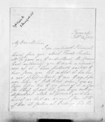 3 pages written 14 Feb 1853 by Sarah Frances Webster in Taranaki Region to Sir Donald McLean, from Inward letters - Surnames, Web - Wee