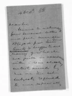 2 pages written 4 Dec 1868 by Sir Donald McLean, from Outward drafts and fragments