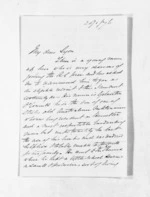 4 pages written by Patrick Leslie to Colonel William Charles Lyon, from Inward letters -  W C Lyon
