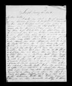 2 pages written 11 Jan 1852 by Archibald John McLean in Liverpool to Sir Donald McLean in Auckland Region and New Zealand, from Inward family correspondence - Archibald John McLean (brother)