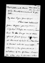 3 pages written 26 Dec 1868 by Sir Robert Donald Douglas Maclean to Sir Donald McLean, from Inward family correspondence - Douglas Maclean (son)