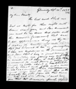 6 pages written 21 Sep 1868 by Archibald John McLean in Glenorchy to Sir Donald McLean, from Inward family correspondence - Archibald John McLean (brother)