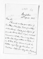 2 pages written 18 Apr 1860 by George Sisson Cooper, from Inward letters - Surnames, Cre - Cur
