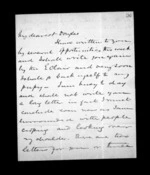 3 pages written 16 Aug 1852 by Sir Donald McLean in Taranaki Region to Susan Douglas McLean, from Inward family correspondence - Susan McLean (wife)