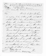 4 pages written 24 Apr 1849 by Edward John Eyre to Alfred Domett and Sir Donald McLean, from Native Land Purchase Commissioner - Papers