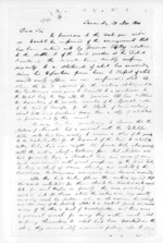 4 pages written 30 Nov 1844 by Sir Donald McLean in Taranaki Region to George Clarke, from Protector of Aborigines - Papers