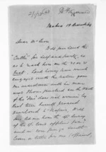 2 pages written 19 Dec 1864 by Michael Fitzgerald in Mahia to Sir Donald McLean, from Inward letters - Michael Fitzgerald