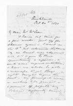 2 pages written 20 Oct 1870 by Henry Tacy Clarke in Auckland Region to Sir Donald McLean, from Inward letters - Henry Tacy Clarke