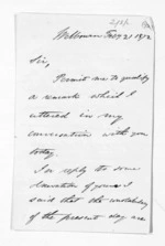 4 pages written 21 Feb 1872 by Rev Henry Handley Brown in Melbourne, from Inward letters - Surnames, Bro