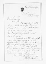 1 page written 29 Jul 1872 by Joseph Pickersgill in Melbourne, from Inward letters - Surnames, Pet - Pic