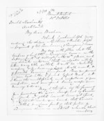 3 pages written 31 Oct 1861 by Henry Robert Russell to Sir Donald McLean in Auckland Region, from Inward letters - H R Russell