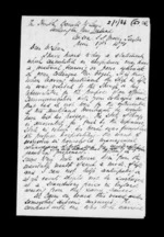 3 pages written 19 Jun 1871 by Robert Hart to Sir Donald McLean in Wellington, from Inward family correspondence - Robert Hart (brother-in-law)