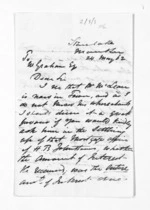 3 pages written 24 May 1862 by J Crispe to Walter Grahame, from Inward letters - Surnames, Cre - Cur