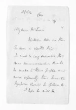 2 pages written 7 Jul 1858 by Sir Thomas Robert Gore Browne to Sir Donald McLean, from Inward letters -  Sir Thomas Gore Browne (Governor)