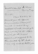 2 pages written 26 Dec 1867 by Frederick Francis Ormond in Wairoa to Sir Donald McLean, from Inward letters - Frederick & Hannah Ormond