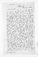 4 pages written 11 Jan 1845 by Thomas Spencer Forsaith in Wellington to Sir Donald McLean, from Inward letters - Surnames, Foo - Fox