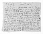 2 pages written by Edward Spencer Curling to Sir Donald McLean, from Inward letters - E S Curling