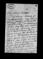 2 pages written 15 May 1876 by Sir Robert Donald Douglas Maclean to Sir Donald McLean, from Inward family correspondence - Douglas Maclean (son)