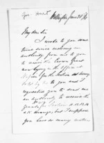 2 pages written 28 Jun 1861 by George Hart in Wellington to Sir Donald McLean, from Inward letters - Surnames, Har - Haw