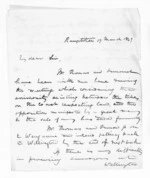 3 pages written 17 Mar 1849 by Sir Donald McLean in Rangitikei District to Wellington, from Native Land Purchase Commissioner - Papers