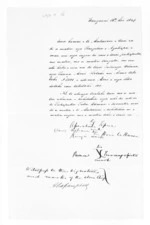 2 pages written 16 May 1849 by Alexander Campbell in Wanganui, from Native Land Purchase Commissioner - Papers