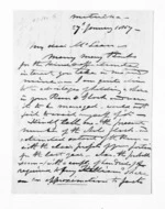 4 pages written 27 Jan 1857 by Charles Manners Gascoigne to Sir Donald McLean, from Inward letters - Surnames, Gascoyne/Gascoigne