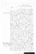 3 pages written 8 Nov 1872 by an unknown author in Hamilton City to Sir Donald McLean, from Native Minister - Meetings with Waikato chiefs and final pacification of the King Country