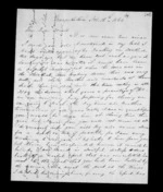 5 pages written 16 Nov 1860 by Archibald John McLean in Maraekakaho to Sir Donald McLean, from Inward family correspondence - Archibald John McLean (brother)