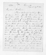 12 pages written 29 Aug 1853 by George Sisson Cooper in Taranaki Region to Sir Donald McLean, from Inward letters - George Sisson Cooper