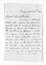 2 pages written 25 Feb 1876 by Frederick Francis Ormond in Wairoa to Sir Donald McLean, from Inward letters - Frederick & Hannah Ormond