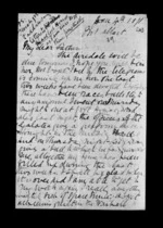 3 pages written 4 Jan 1871 by Sir Robert Donald Douglas Maclean in Mount Albert to Sir Donald McLean, from Inward family correspondence - Douglas Maclean (son)