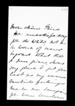 3 pages written 1 Dec 1874 by Annabella McLean to Sir Donald McLean, from Inward family correspondence - Annabella McLean (sister)