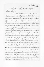 3 pages written 12 Sep 1876 by Walter Harsant in Raglan, from Inward letters - Walter Harsant