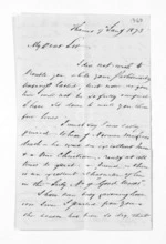 3 pages written 9 Jan 1873 by Alexander Campbell in Thames, from Inward letters -  Alex Campbell