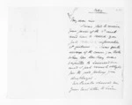 2 pages written 21 Dec 1872 by Sir Donald McLean in Wellington, from Outward drafts and fragments